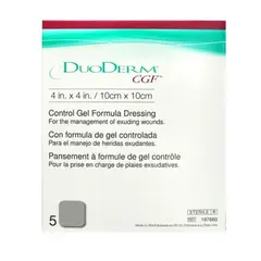 CONVATEC - Apósito DuoDerm CGF Hidrocoloide 10cm x 10cm cj5 unidades