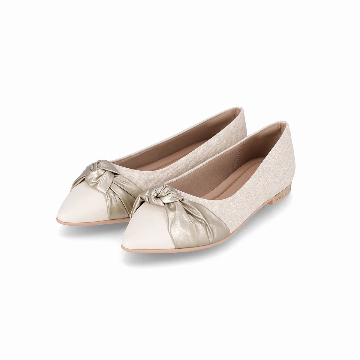 PICCADILLY - Zapato Ana Natural/Dorado Piccadilly