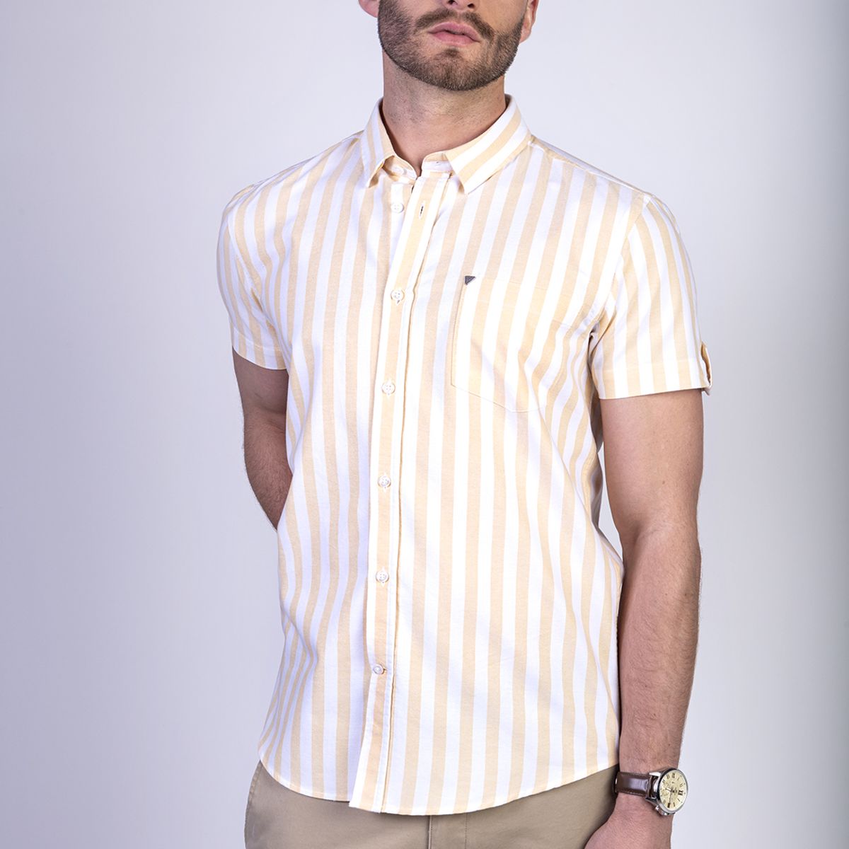 NEW MAN - Camisa Lothian Azul New Man
