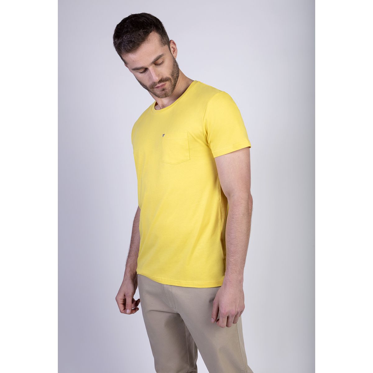 NEW MAN - Polera Gufi Amarillo New Man