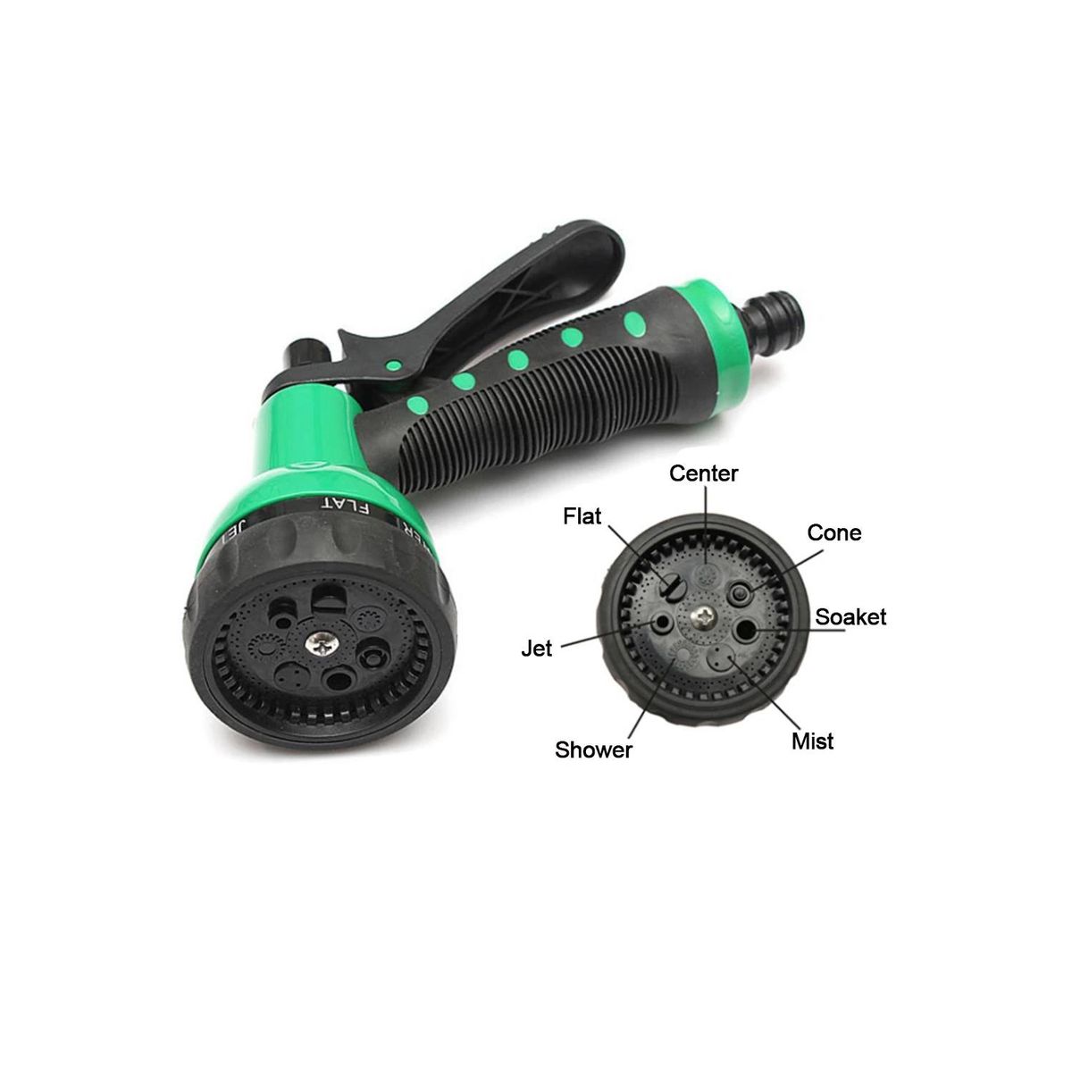 GENERICO - Manguera Espiral Retráctil 15mts Incluye Pitón - SC