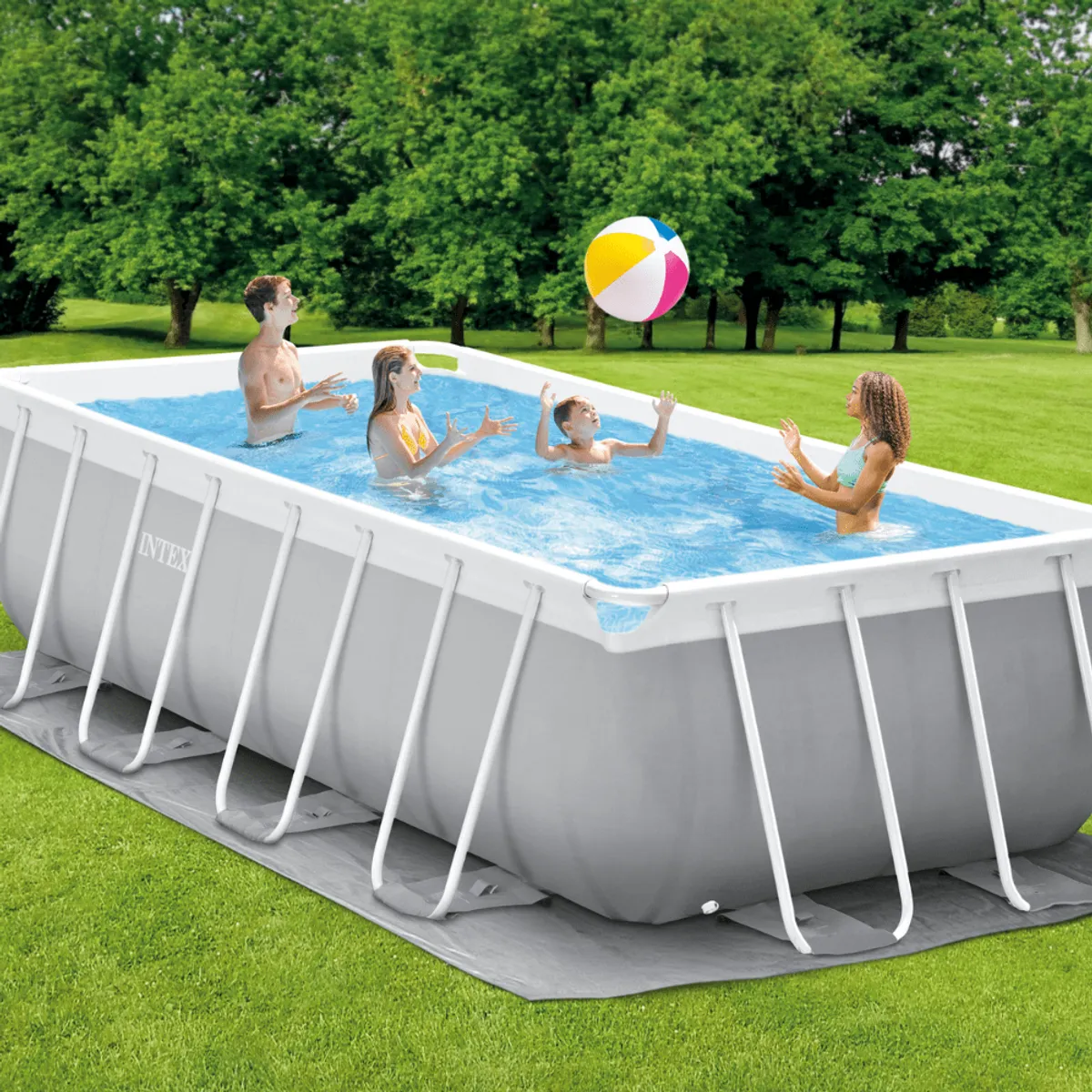 INTEX - Piscina Estructural Intex Prisma Frame Set 488x244x107 Cm