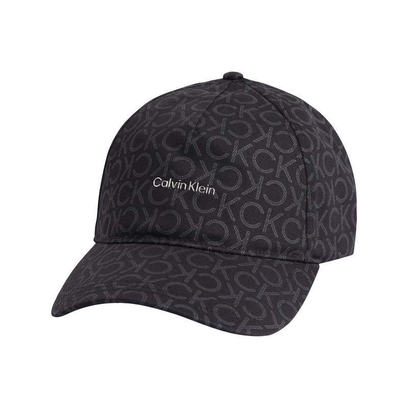 CALVIN KLEIN - Gorra de béisbol con logo estampado Negro Calvin Klein