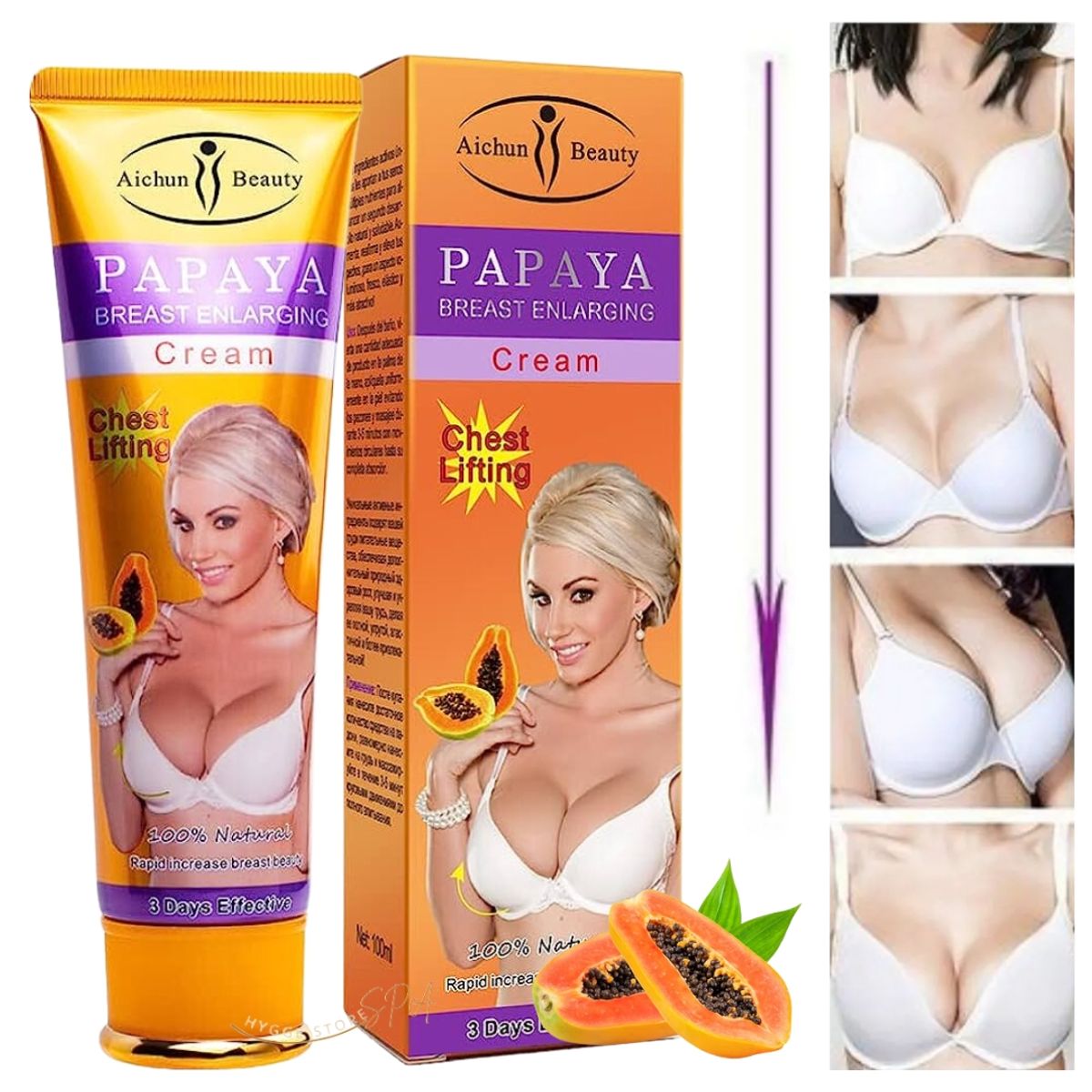 AICHUN BEAUTY - Crema Reafirmante Levanta Busto.