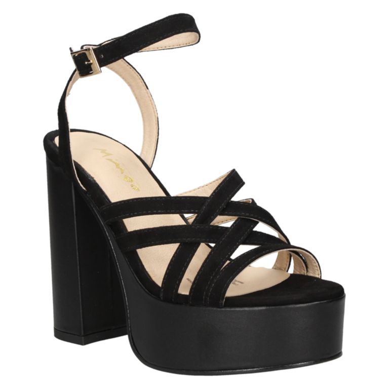 Sandalia Casual Mujer Negro