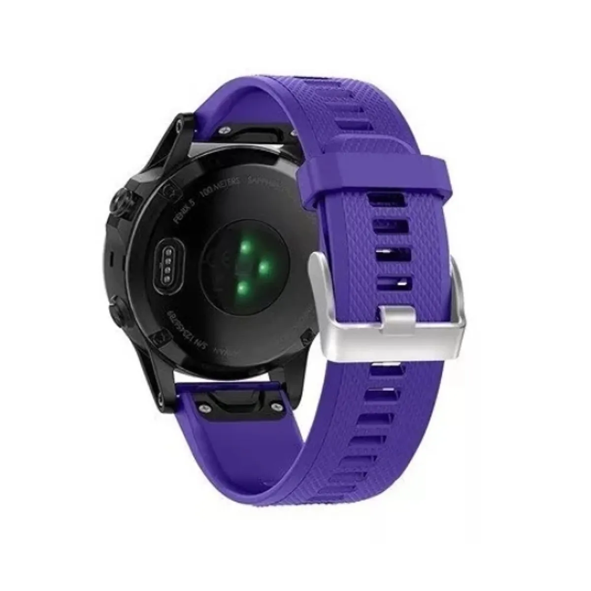 GENERICO - Correa De Goma Para Garmin Fenix 5splus Fenix5s fenix6s 20MM-VIOLETA