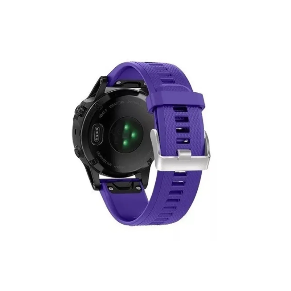 GENERICO - Correa De Goma Para Garmin Fenix 5splus Fenix5s fenix6s 20MM-VIOLETA