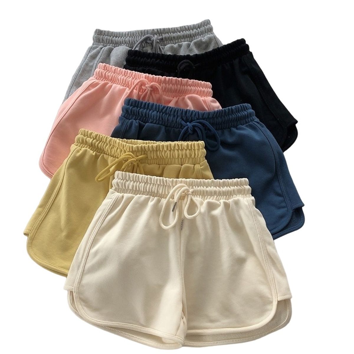 GARSIL - x3 Short Para Mujer Con Bolsillos y Agarre De Algodón