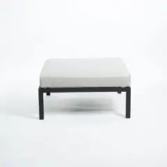 NECTAR - Sillon Ottoman Gris Marco Negro