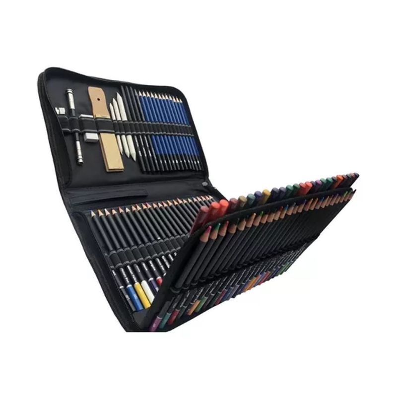 GENERICO - Estuche Lápices De Colores 96 Piezas Dibujo Profesional