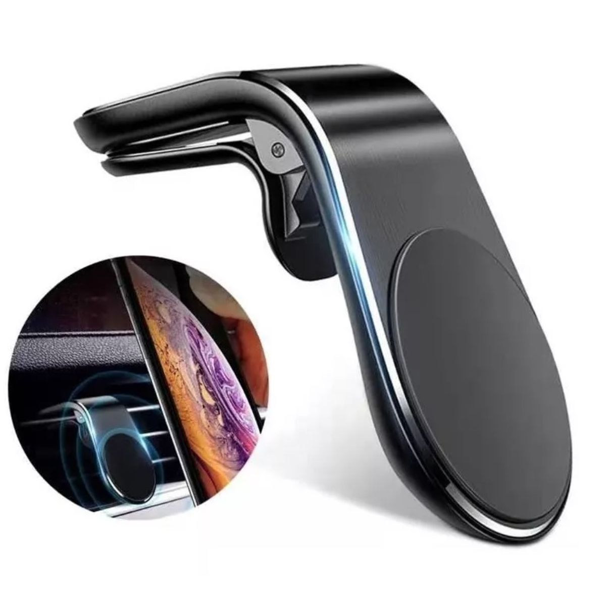 GENERICO - Soporte De Celular Auto Telefono Magnético Imán Automóvil