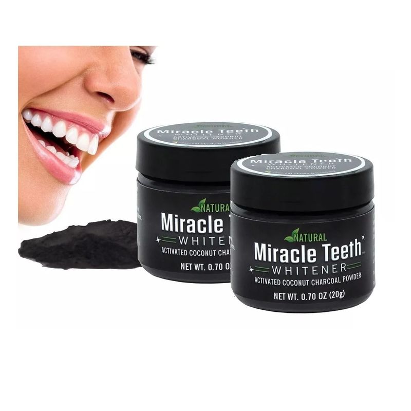 GENERICO - Pack X2 Blanqueador De Dientes Teeth Whitening Miracle Teeth.