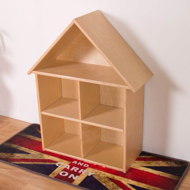 GROWME - CASA madera DECO infantil - Estante al piso- en Plywood de Abedul