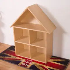 GROWME - CASA madera DECO infantil - Estante al piso- en Plywood de Abedul