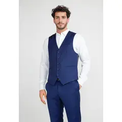 PERRY ELLIS - Gilet Formal Hombre Azul Medio