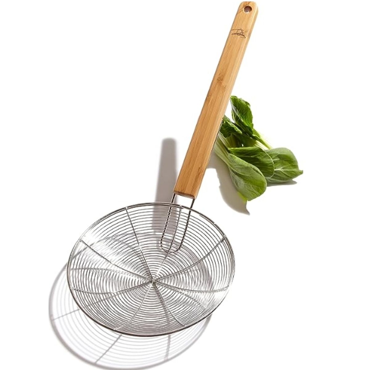 GENERICO - Colador De Cocina Filtro De Acero Inoxidable Mango De Madera