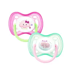 PUMUCKI - Pack De 2 Chupetes Rosado