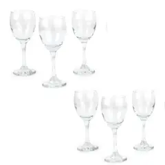CRISTAR - Pack Display 6 Copas Para Vino Tinto 300mL Modelo Versalles