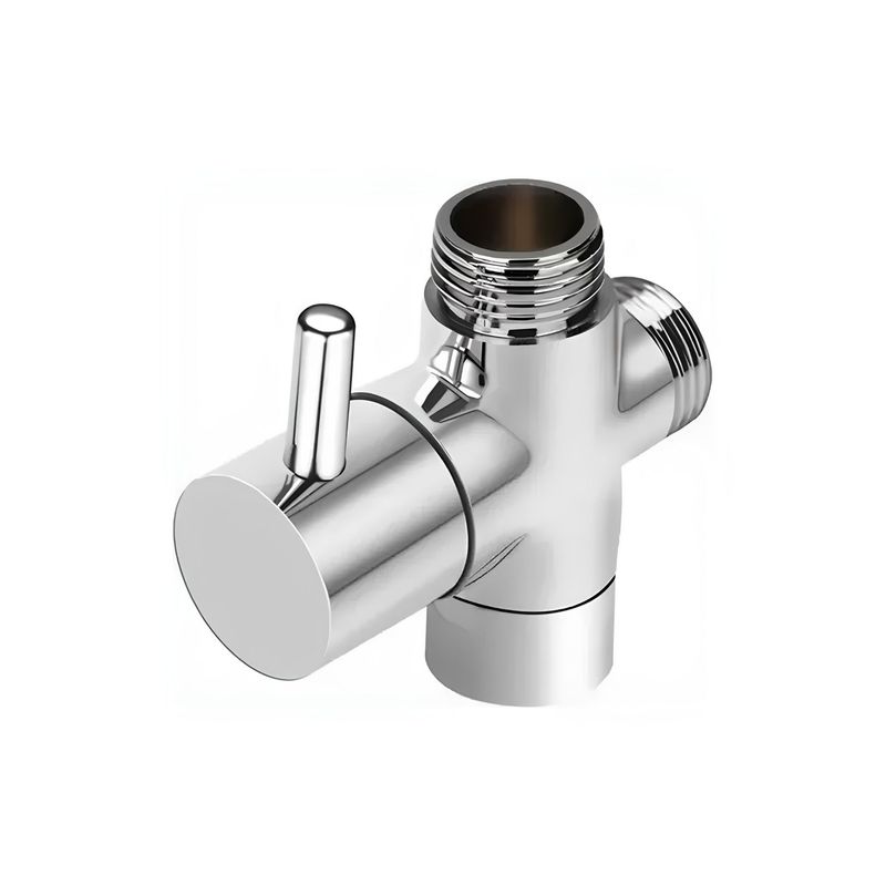 GENERICO - Llave Paso Bidet 12 Hi X 12 He X 12 He Cromada