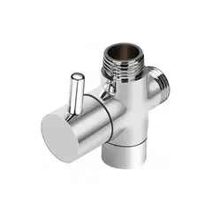 GENERICO - Llave Paso Bidet 12 Hi X 12 He X 12 He Cromada