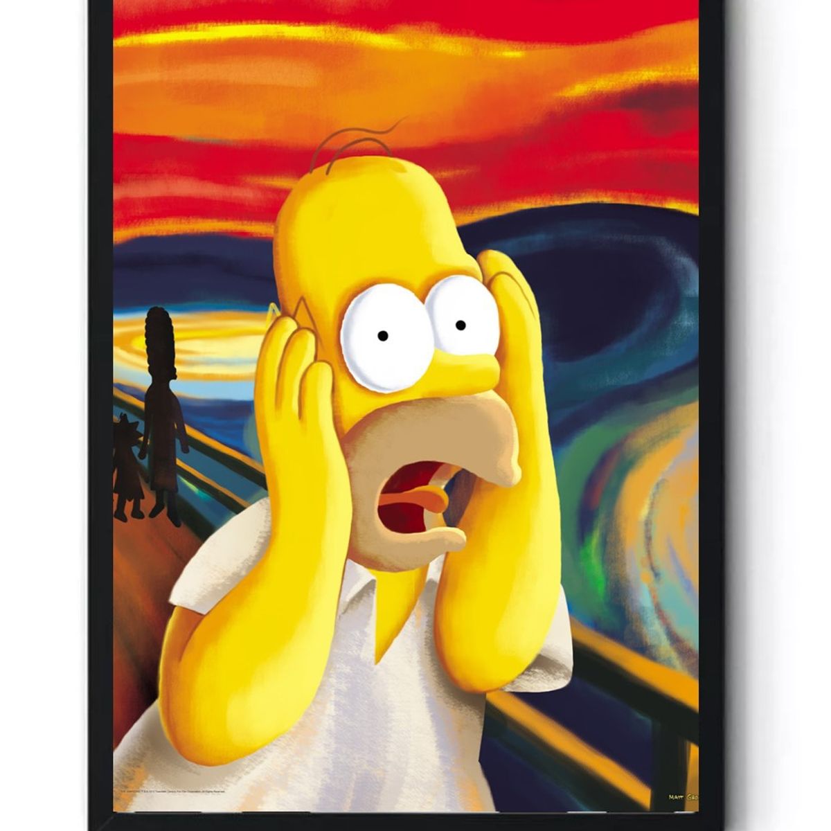 GENERICO - Cuadro Imagen de Homero Simpson medidas 30X40