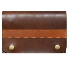 CRAFTMEN - Tabaquera cuero Hombre Café