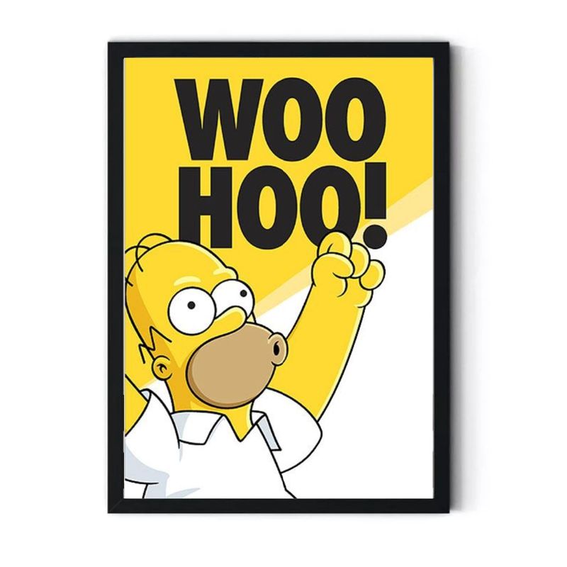 GENERICO - Cuadro  Imagen de Homero medidas 30X40