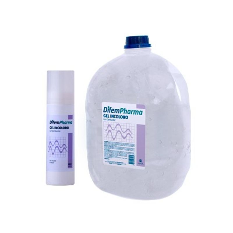 DIFEM - Gel Conductor Incoloro Difem 5lts 250 ml.