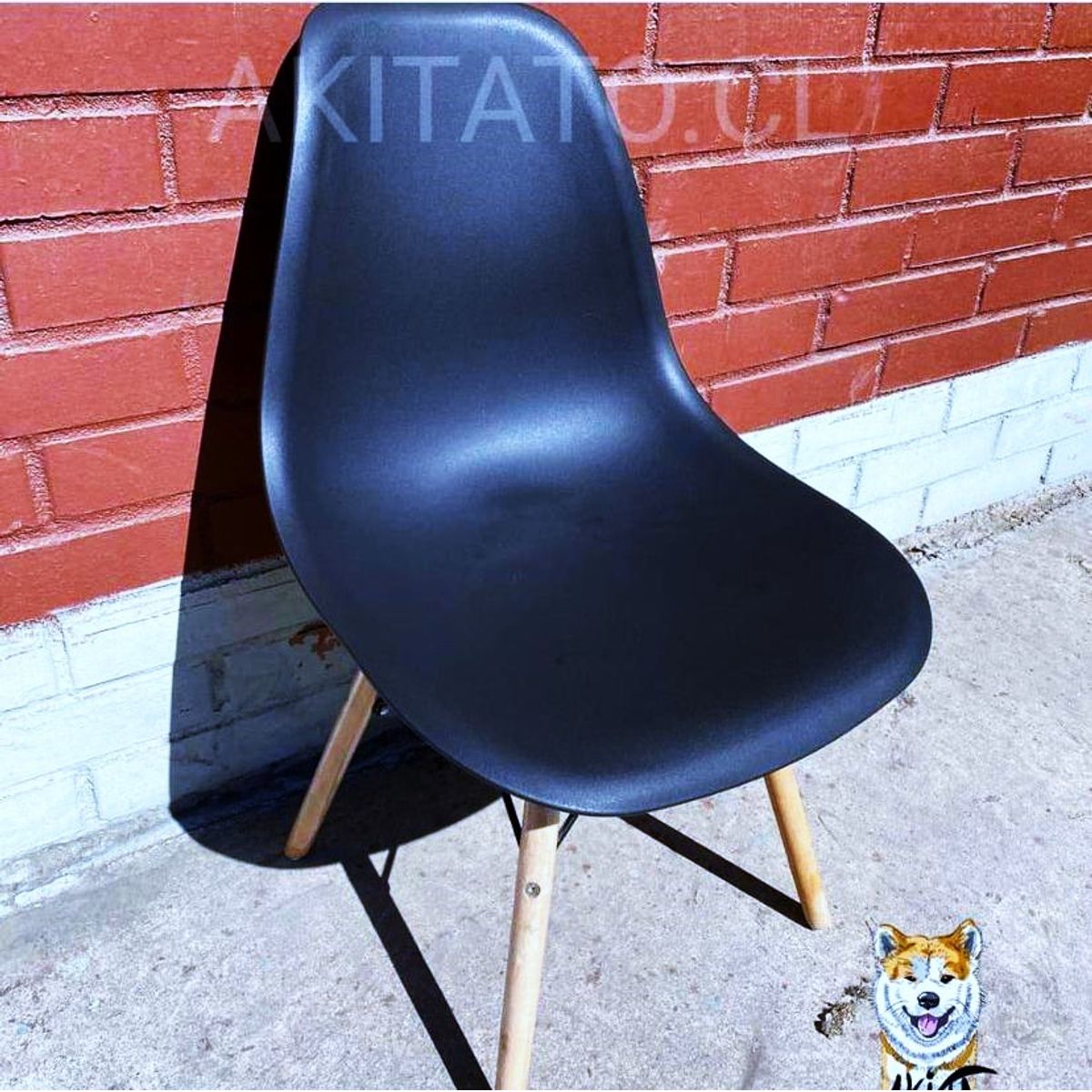 GENERICO - Silla Eames Classic NEGRO