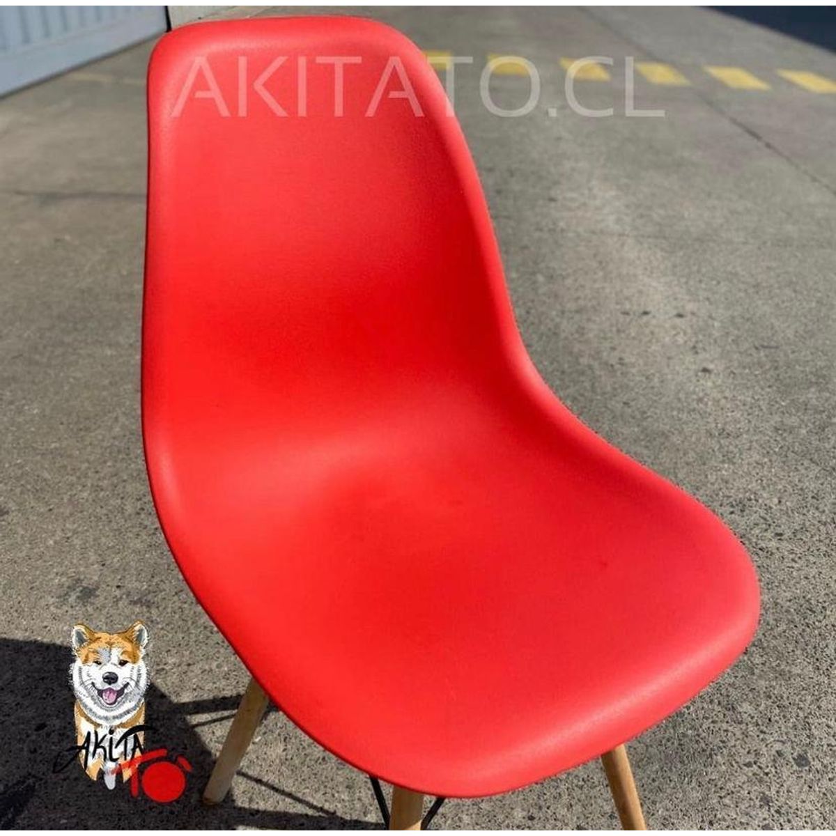 GENERICO - Silla Eames Classic ROJO