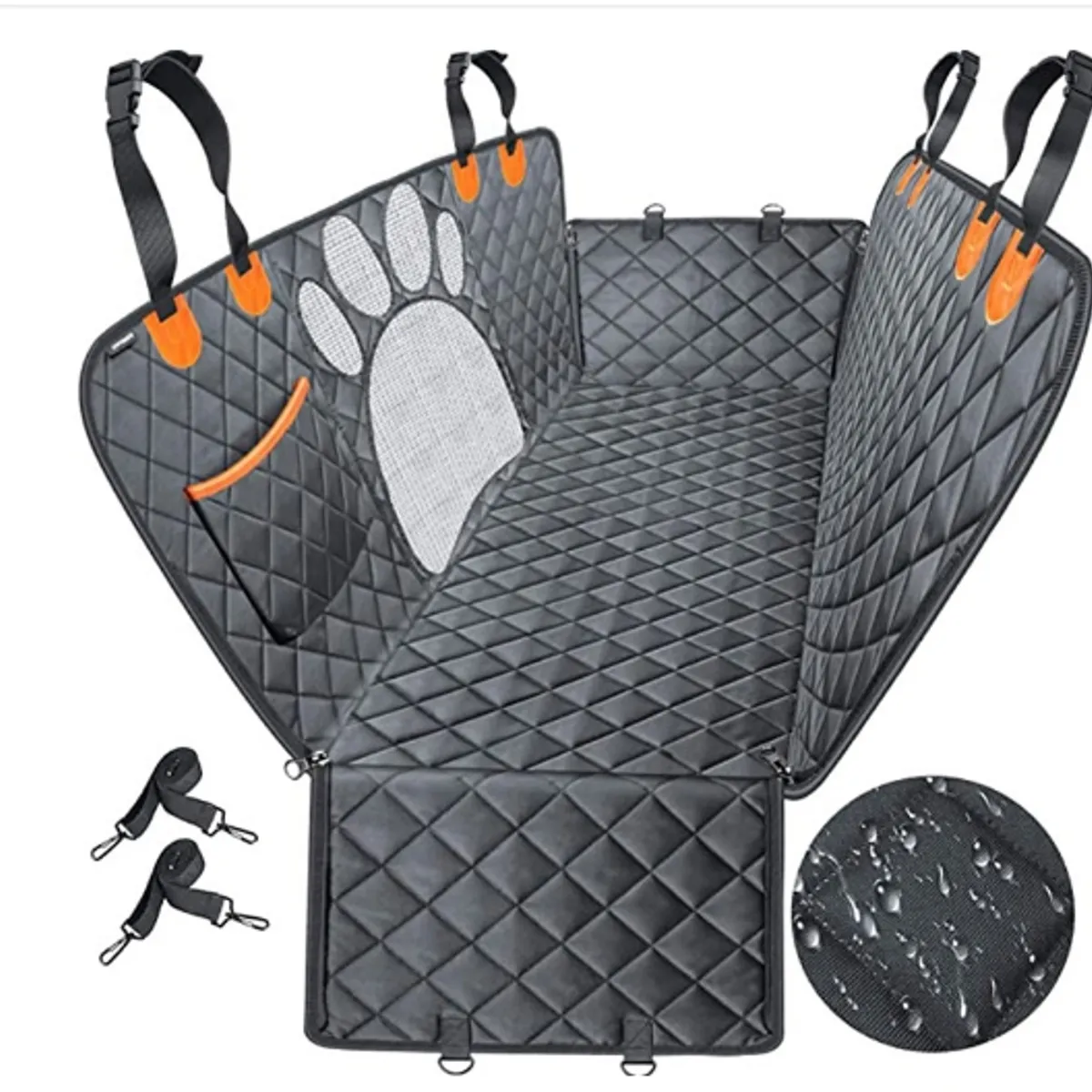 CRUSEC - Funda de Asiento Trasero Para Auto Resistente Impermeable