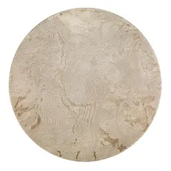 MODA ALFOMBRAS - Alfombra Redonda Babil Beige 240 X 240 Cm