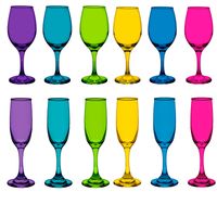 Set 6 Copa Vino + 6 Copas Champaña Rioja Full