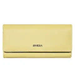 RIVIERA - Billetera ecocuero Amarillo