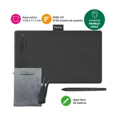 PARBLO - Tableta Gráfica Digitalizadora Ninos N7B con Funda y Guante