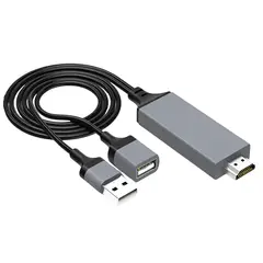 GENERICO - Adaptador Hdmi A Usb Entrada Usb Cable Hdmi 1 Metro