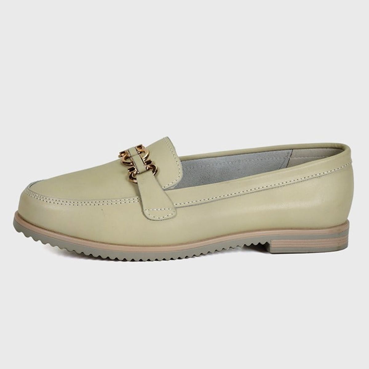DEGAS - Mocasín Cuero Isabella Beige DEGAS
