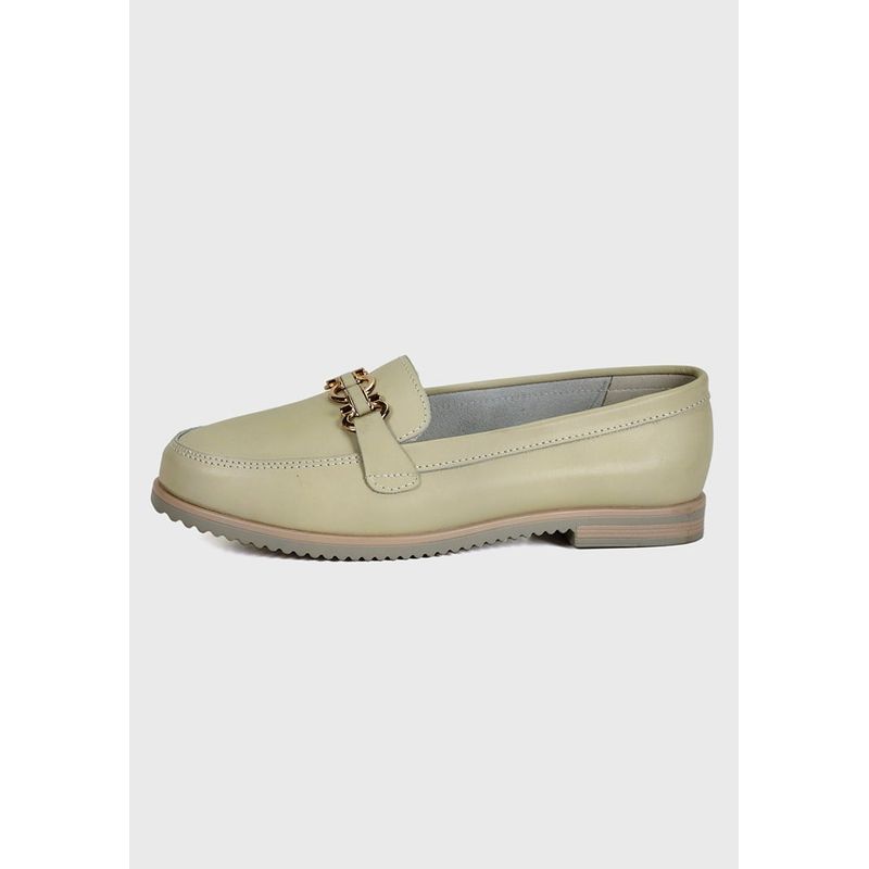 DEGAS - Mocasín Cuero Isabella Beige DEGAS