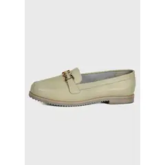 DEGAS - Mocasín Cuero Isabella Beige
