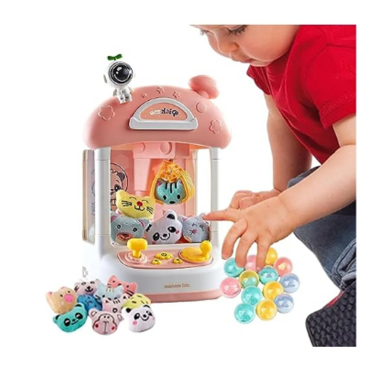 GENERICO - Máquina Garra Atrapa Peluches Con Luces y Sonido