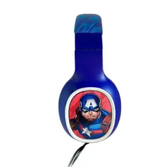 DISNEY - AUDIFONO TEEN CAPITAN AMERICA ALAMBRICO HP503043N-CAP