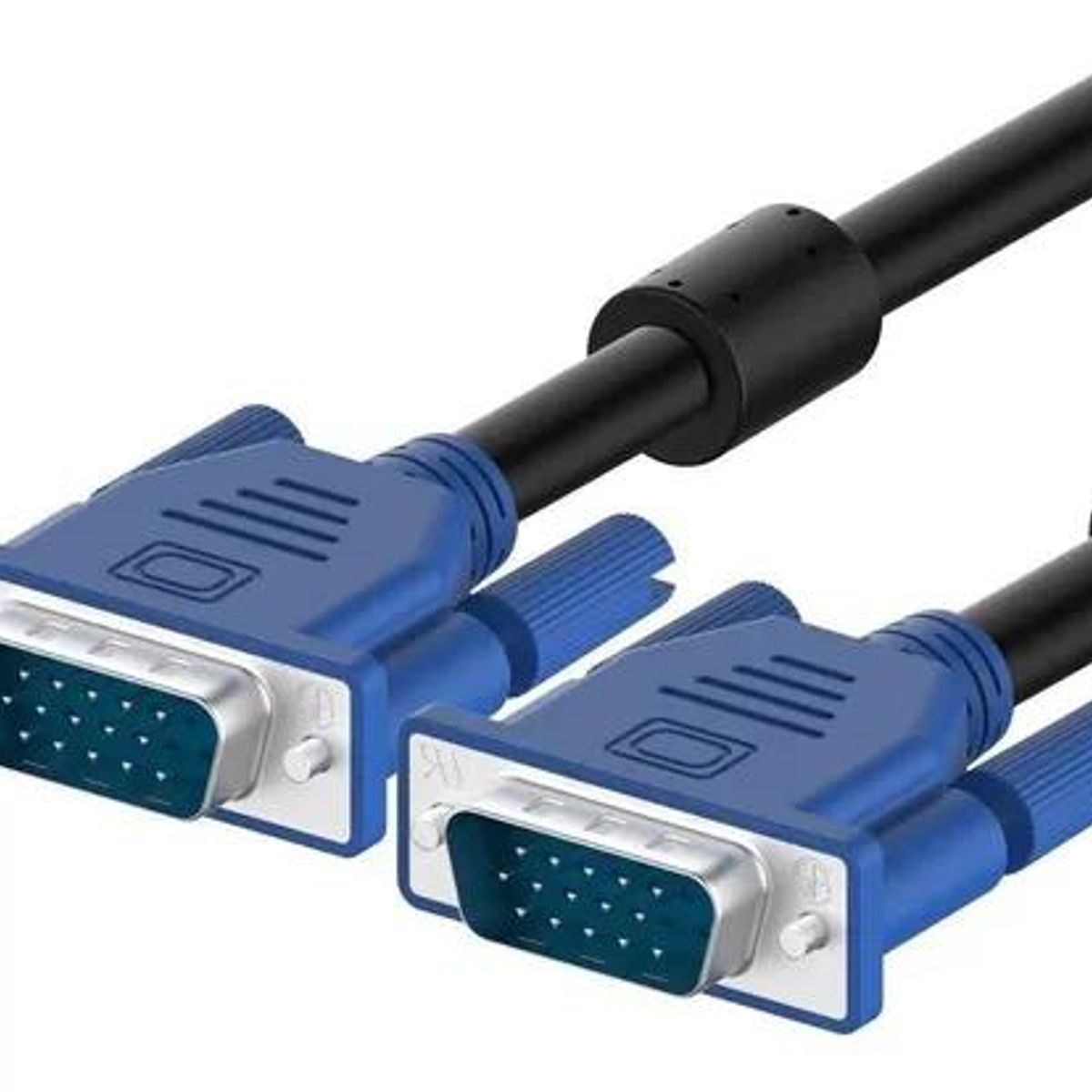 GENERICO - Cable Vga Macho - Macho Proyector Monitor Nucleos De Ferrita 1 . 8m