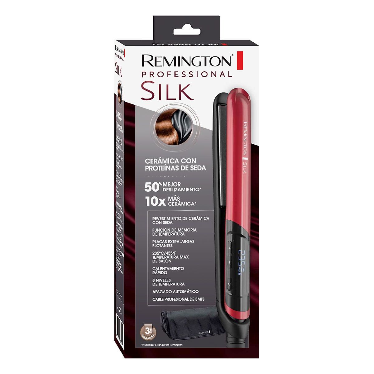 REMINGTON - Plancha De Cabello Remington Professional Silk S9600.