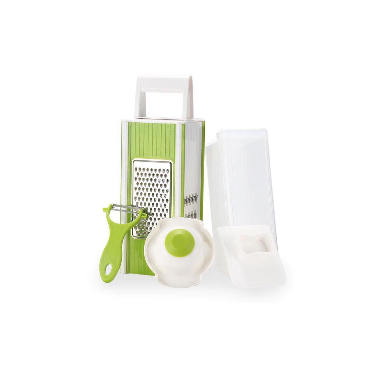 GENERICO - Rallador De Verduras Y Frutas Multiuso 5 En 1 - SC