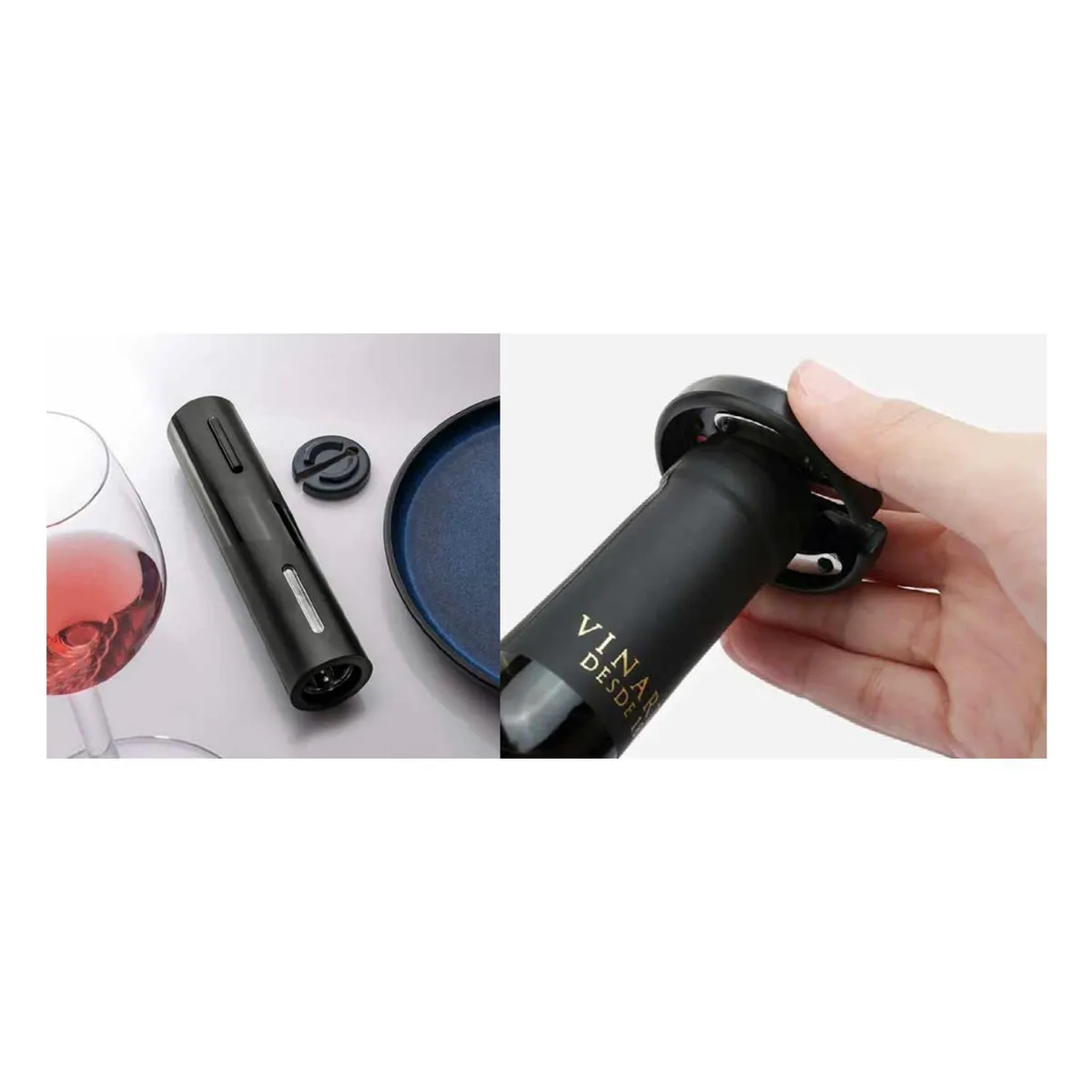 GENERICO - Abridor Eléctrico De Vino Sacacorchos Descorchador - SC