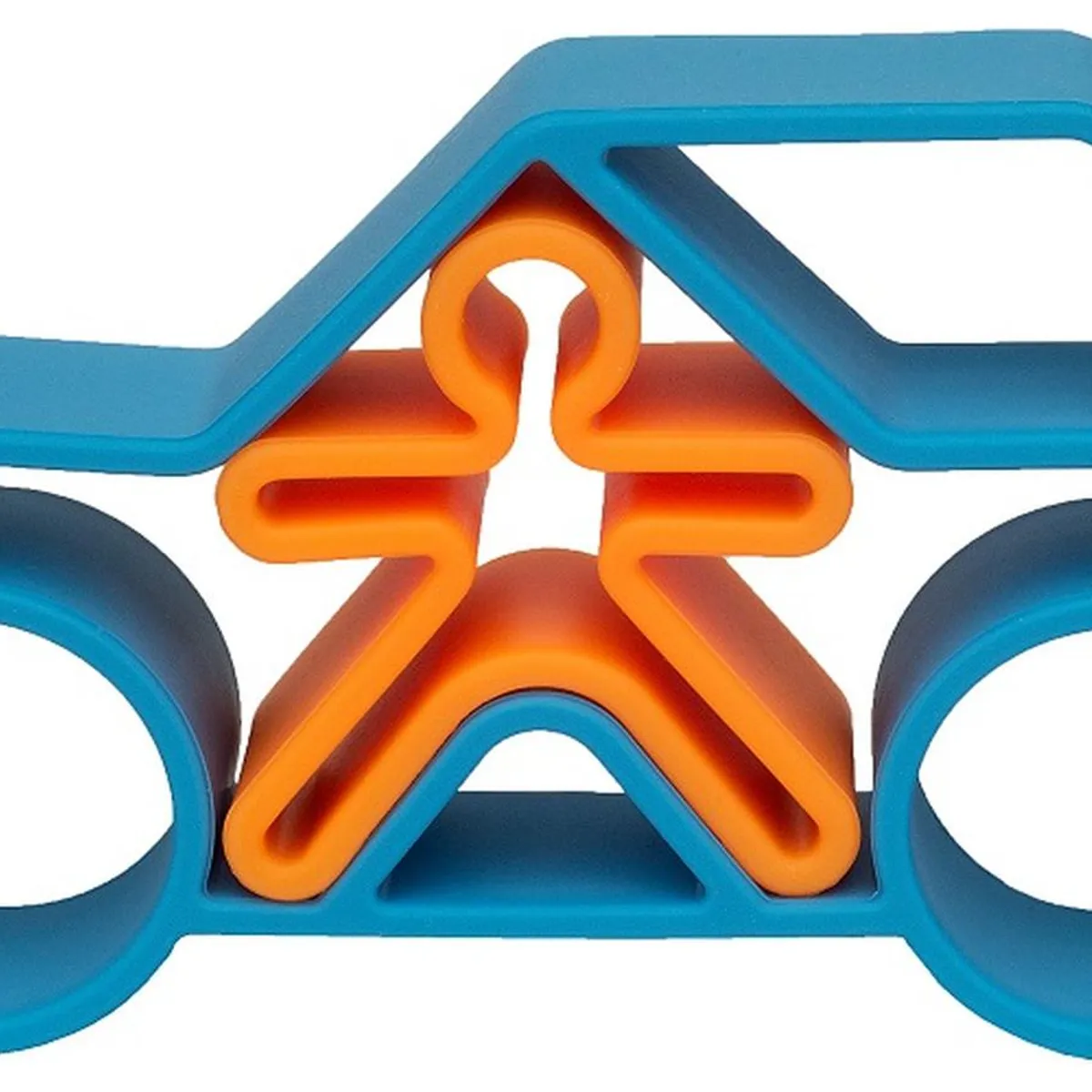 DENA - Set De Auto Y Persona Color Azul Dëna