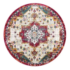 MODA ALFOMBRAS - Alfombra Redonda Elite Rosada 160 X 160 Cm