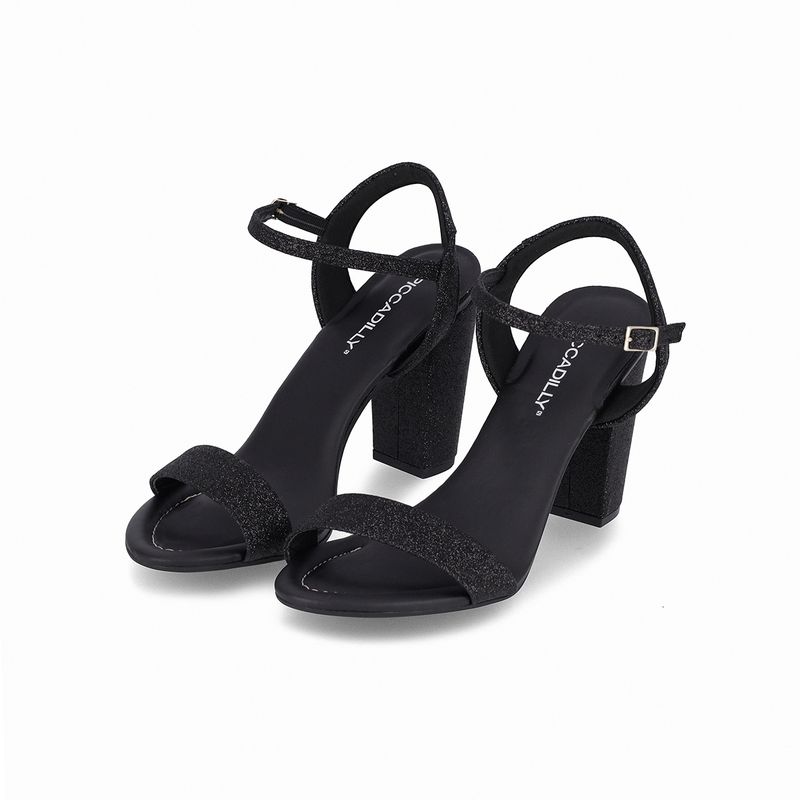 PICCADILLY - Sandalia Mujer Negro/Glitter Rafa Piccadilly