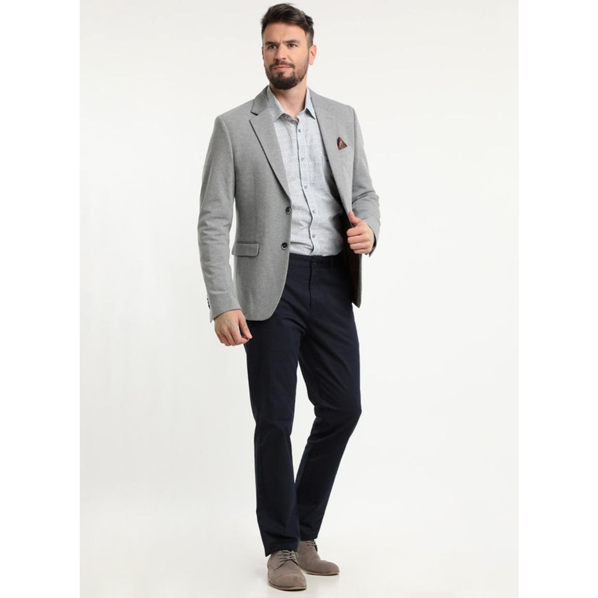 MCGREGOR - Blazer soho de punto Gris MCGREGOR
