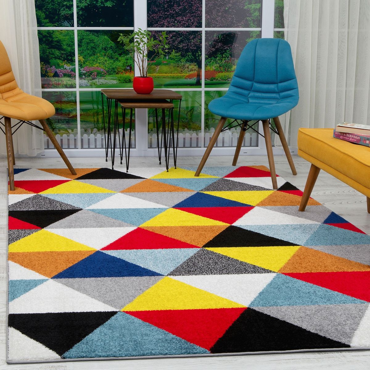 MODA ALFOMBRAS - Alfombra Florida Multicolor 160 X 210 Cm